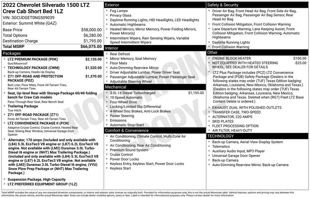 Used 2022 Chevrolet Silverado 1500 LTZ w/ LTZ Premium Package image 4