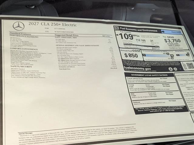 New 2027 Mercedes-Benz CLA 250+ image 18