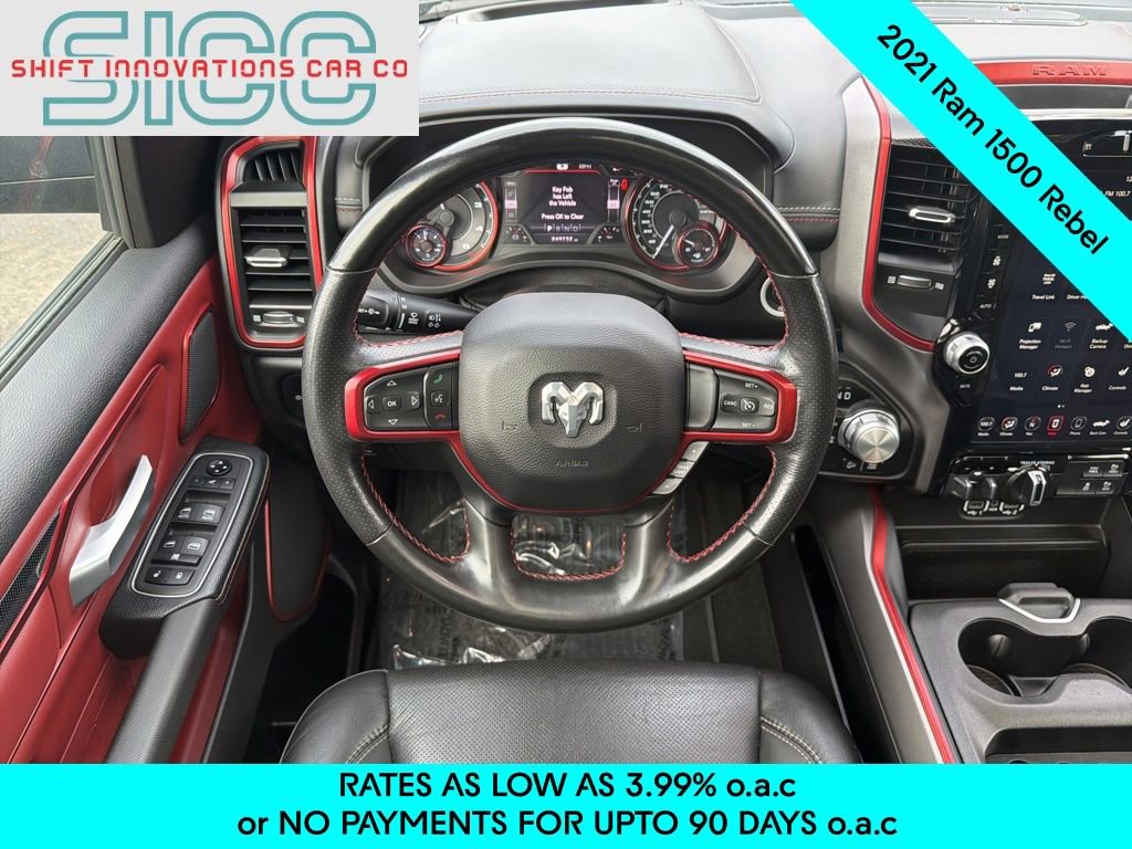 Used 2021 RAM 1500 Rebel w/ Leather & Sound Group AWD/4WD image 11