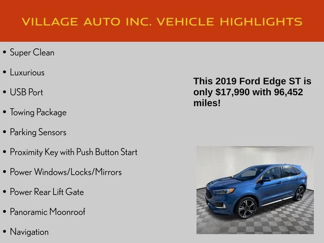 Used 2019 Ford Edge ST w/ Equipment Group 401A AWD/4WD image 7