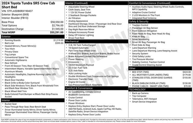 Used 2024 Toyota Tundra SR5 AWD/4WD image 37