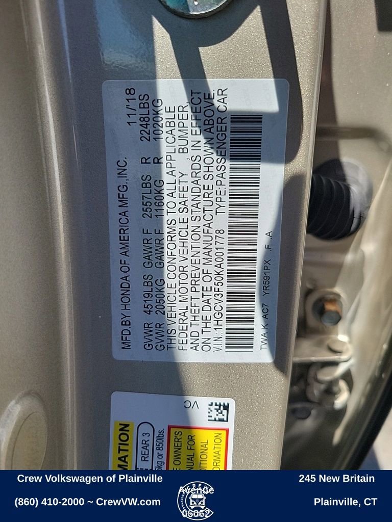 Used 2019 Honda Accord EX-L image 38