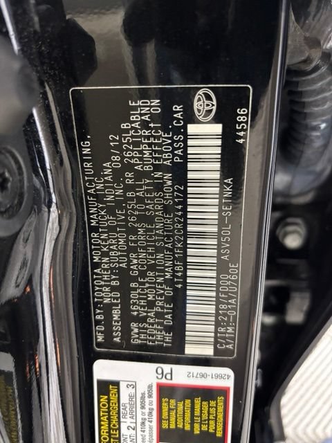 Used 2012 Toyota Camry LE FWD image 23