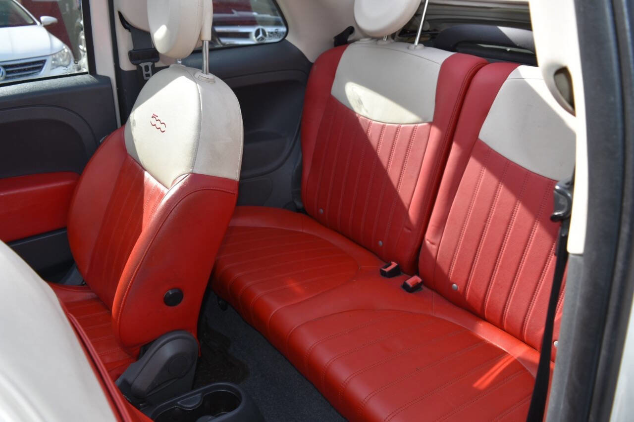 Used 2015 FIAT 500 Lounge w/ Luxury Leather Package image 34
