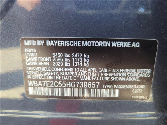Used 2017 BMW 740i RWD image 25