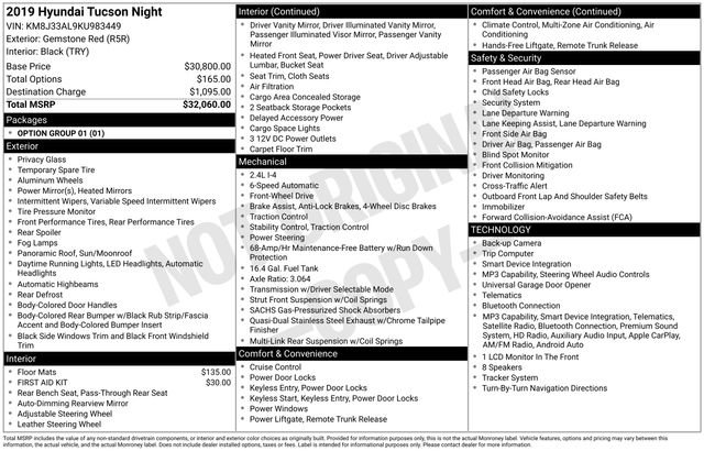 Used 2019 Hyundai Tucson Night FWD image 23