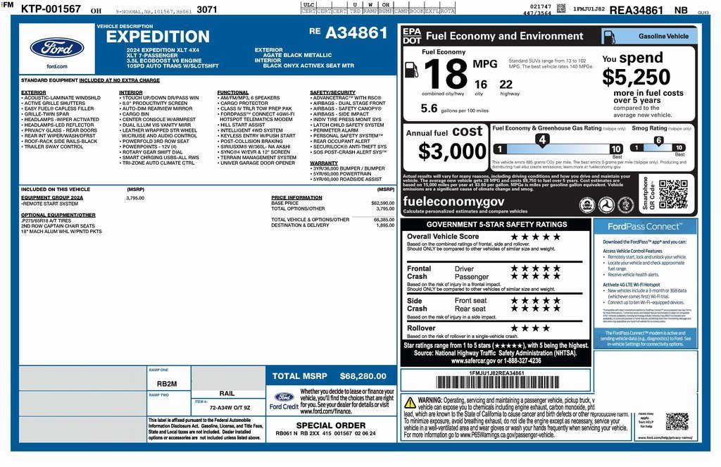 Used 2024 Ford Expedition XLT image 3