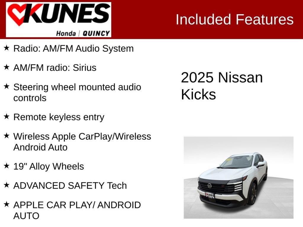 Used 2025 Nissan Kicks SR FWD image 3