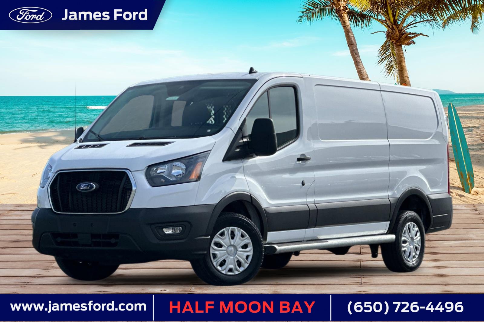 Used 2025 Ford Transit 250 Low Roof w/ Exterior Upgrade Package RWD image 1