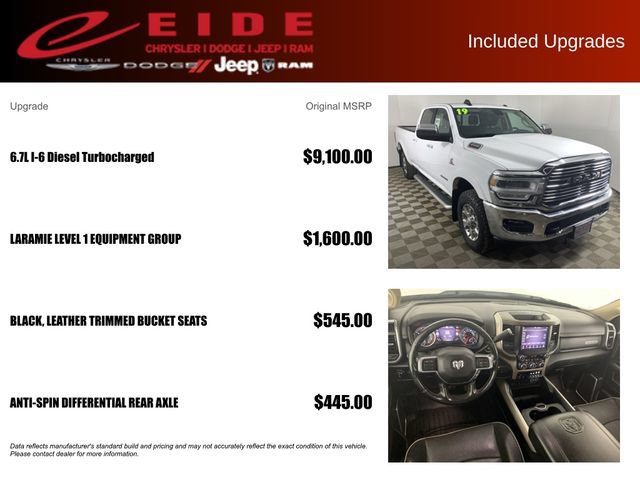 Used 2019 RAM 2500 Laramie AWD/4WD image 13