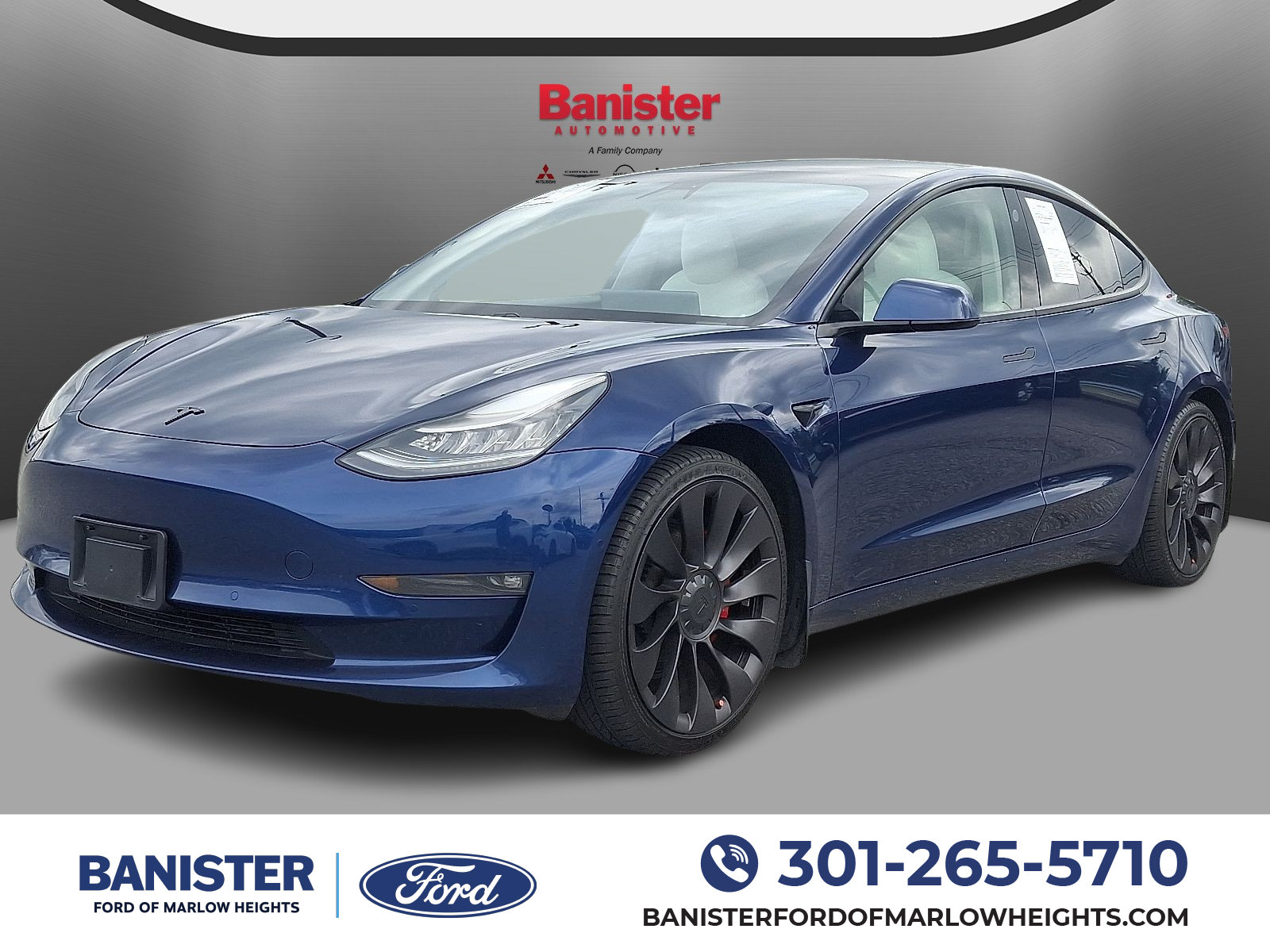 Used 2021 Tesla Model 3 Performance AWD/4WD image 1