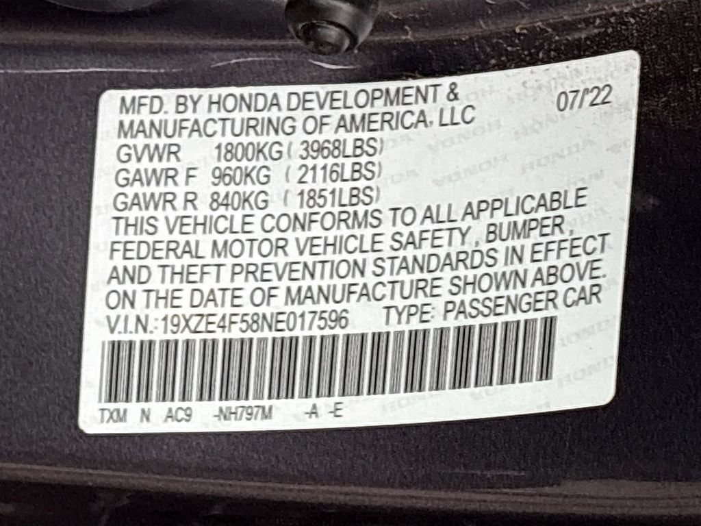 Used 2022 Honda Insight EX image 34