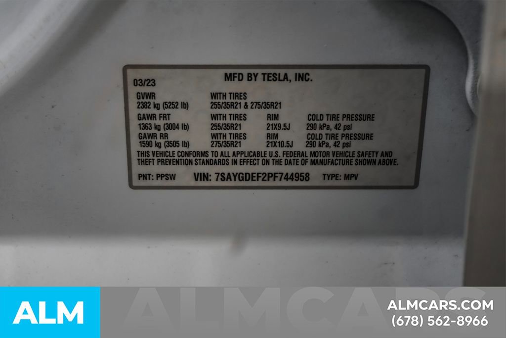 Used 2023 Tesla Model Y Performance AWD/4WD image 57