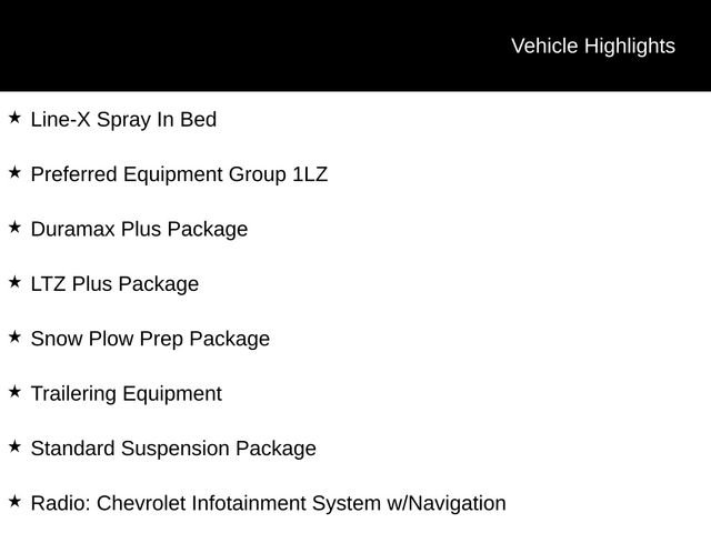 Used 2019 Chevrolet Silverado 2500 LTZ w/ Duramax Plus Package