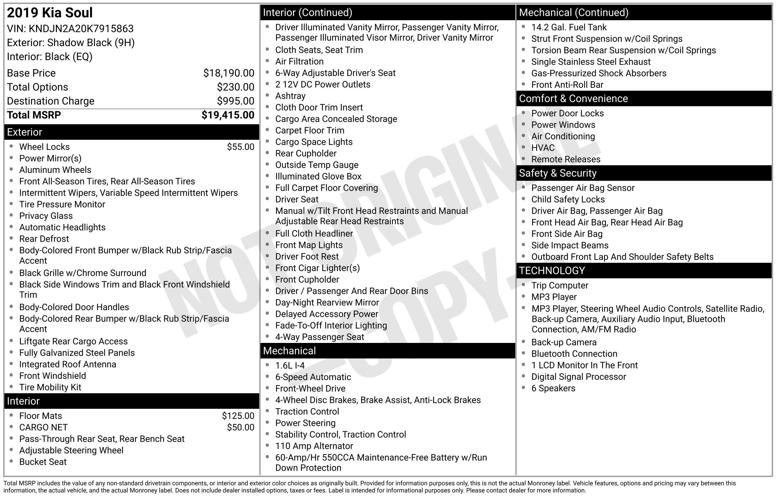 Used 2019 Kia Soul FWD image 2