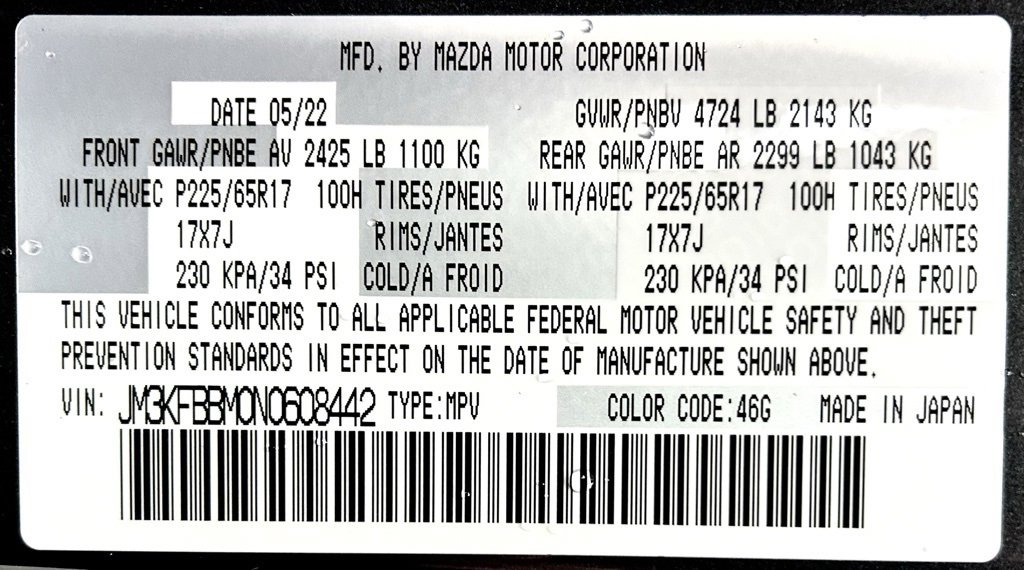 Used 2022 MAZDA CX-5 AWD 2.5 S w/ Select Package image 23