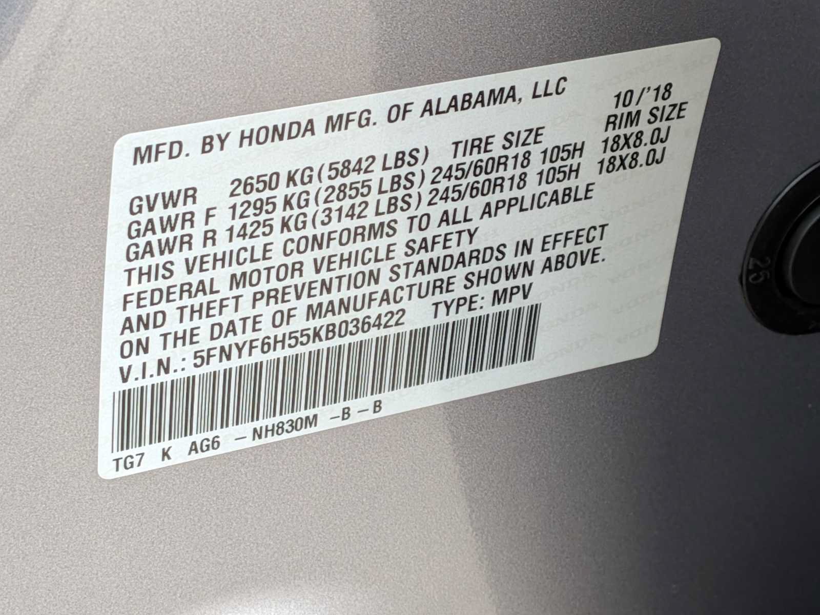 Used 2019 Honda Pilot EX-L image 32