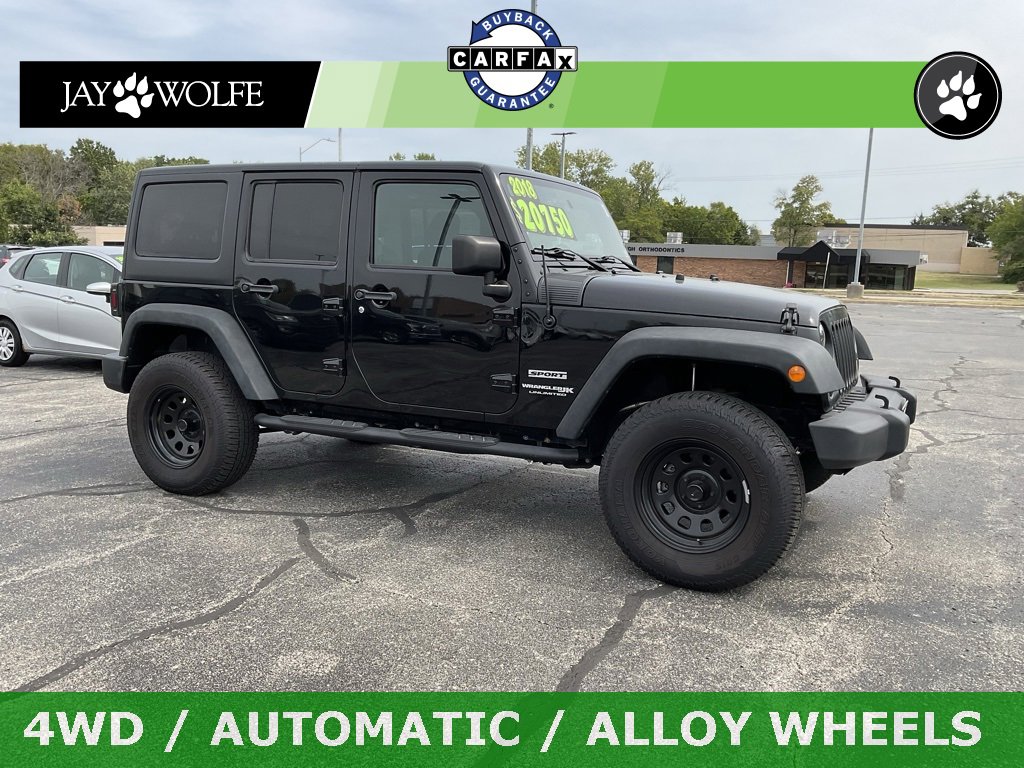 Used 2018 Jeep Wrangler Unlimited Sport S