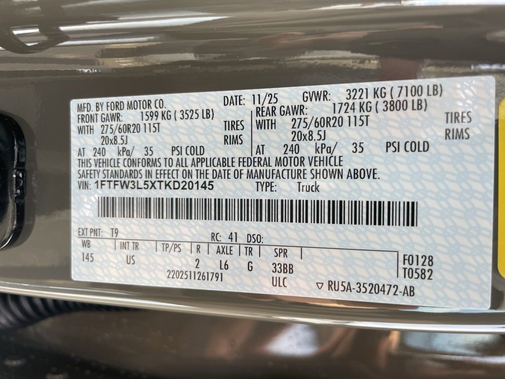 New 2026 Ford F150 XLT w/ Equipment Group 302A MID image 42