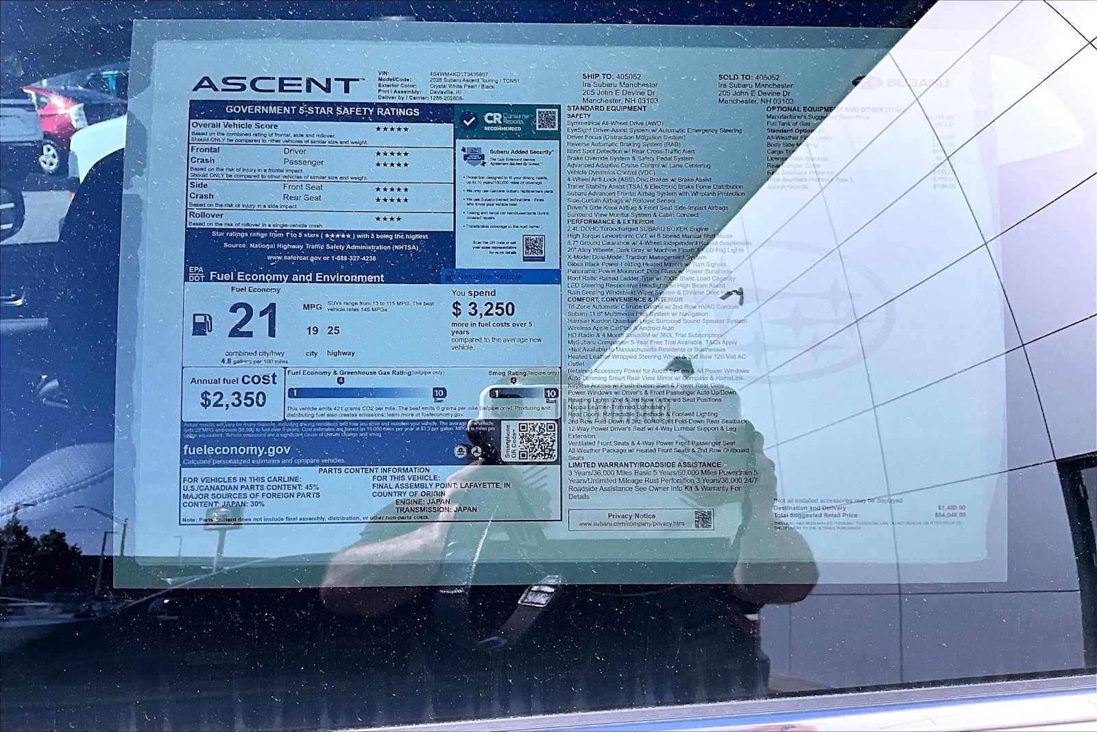 New 2026 Subaru Ascent Touring AWD/4WD image 18