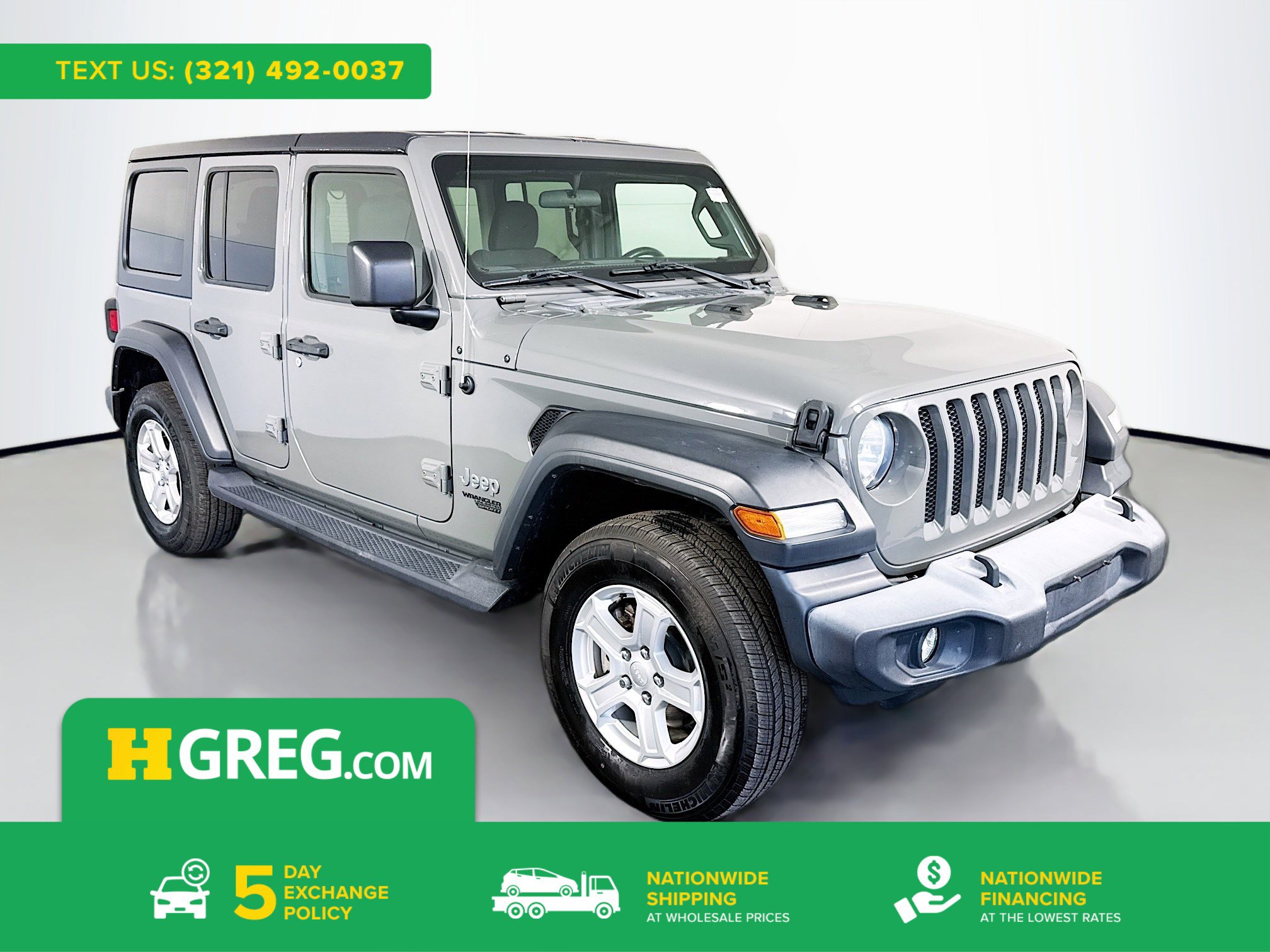 Used 2019 Jeep Wrangler Unlimited Sport S image 1