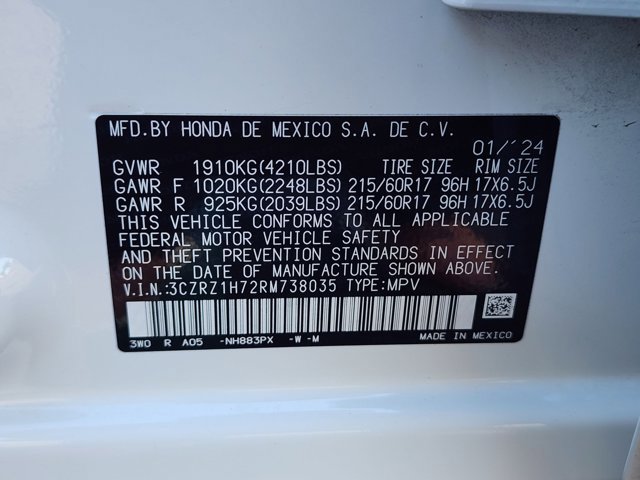 Used 2024 Honda HR-V EX-L image 25