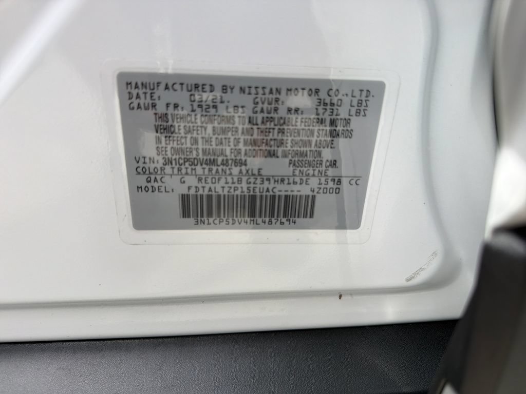 Certified 2021 Nissan Kicks SR FWD image 36