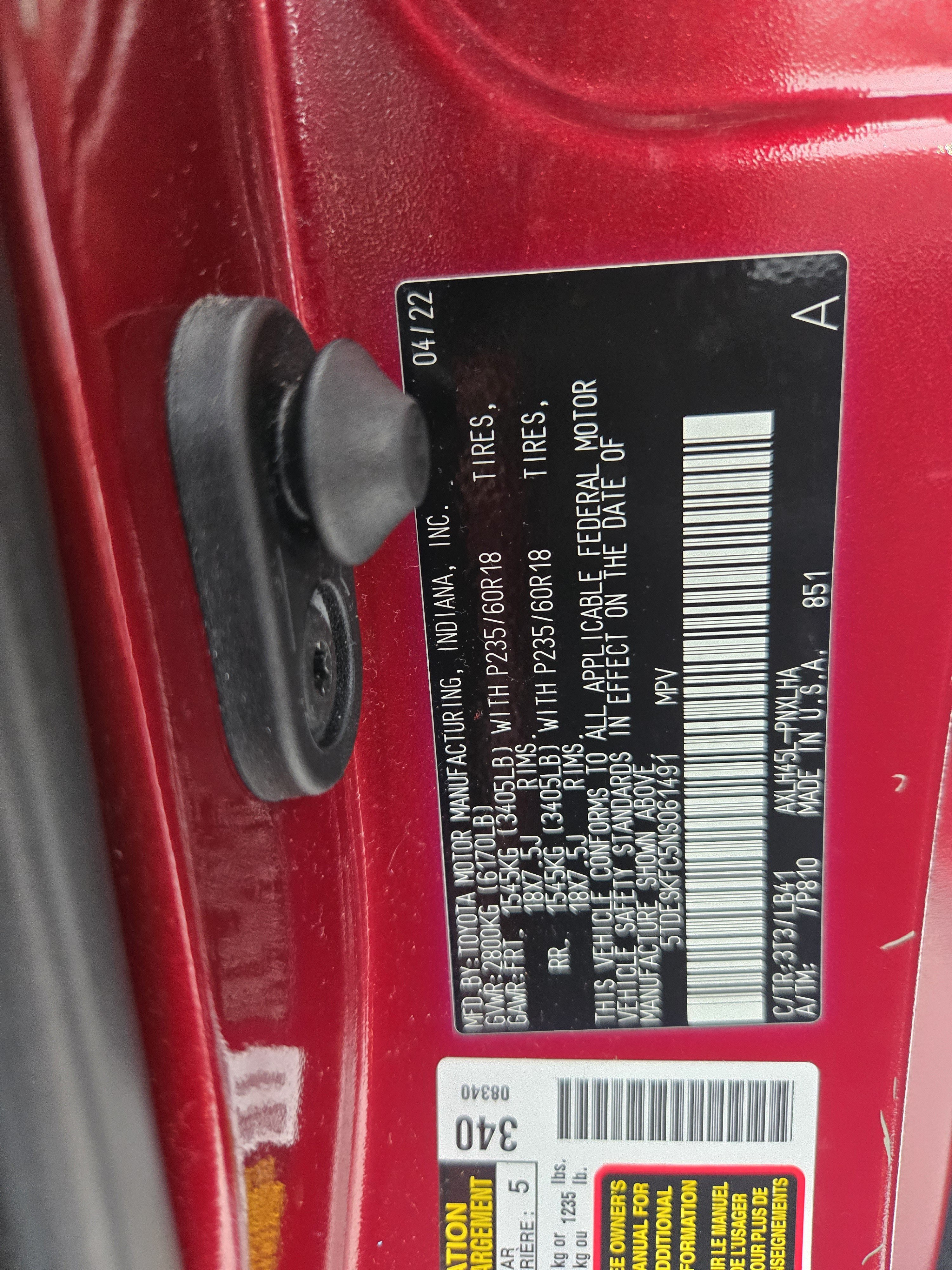 Used 2022 Toyota Sienna Platinum AWD/4WD image 30