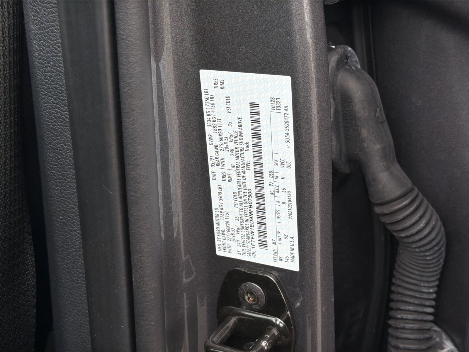 Used 2021 Ford F150 Platinum w/ Equipment Group 701A High AWD/4WD image 30