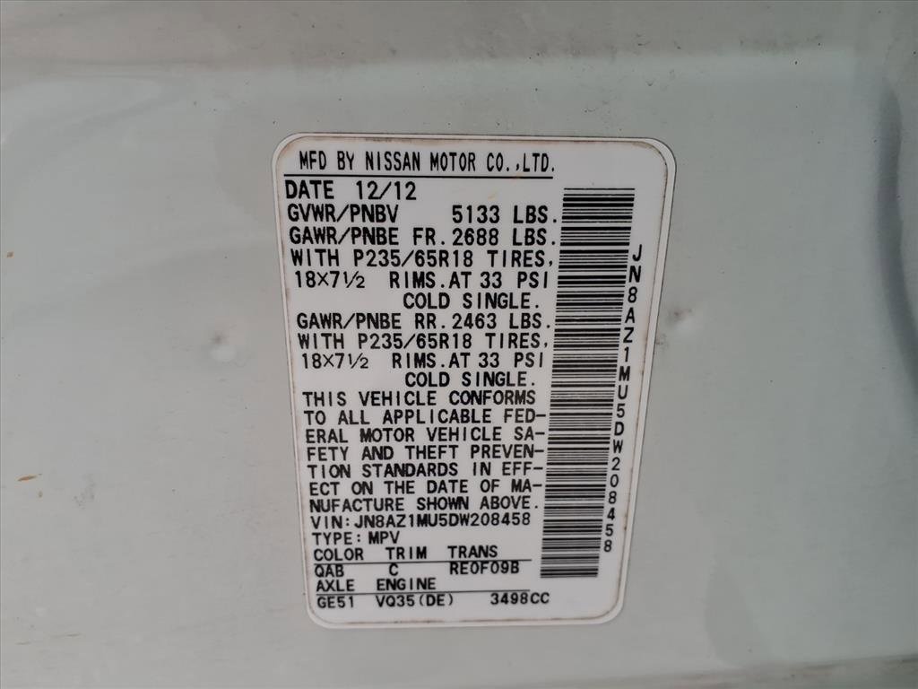 Used 2013 Nissan Murano SV image 25