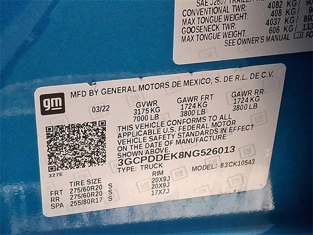 Certified 2022 Chevrolet Silverado 1500 LT w/ All Star Edition Plus image 25