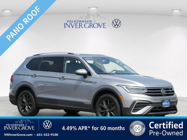 Certified 2023 Volkswagen Tiguan SE w/ Panoramic Sunroof Package AWD/4WD image 1