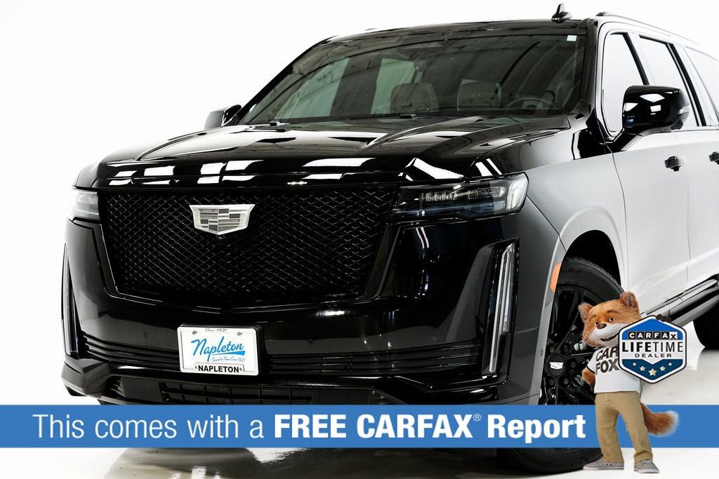 Used 2023 Cadillac Escalade ESV Sport w/ LPO, ONYX Package image 2