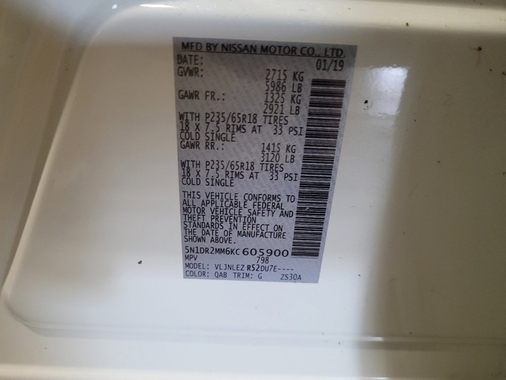 Used 2019 Nissan Pathfinder SV w/ SV Tech Package image 33