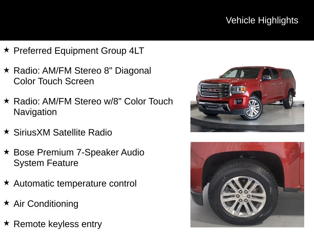 Used 2016 GMC Canyon SLT AWD/4WD image 7