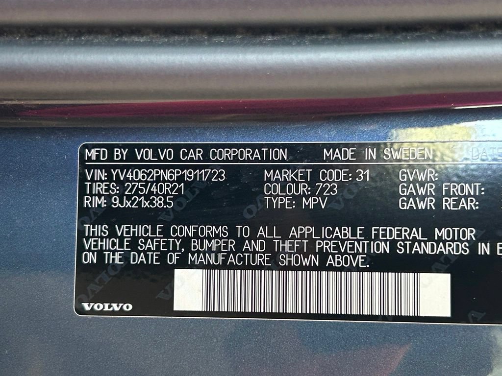 Used 2023 Volvo XC90 B6 Plus w/ Protection Package AWD/4WD image 60
