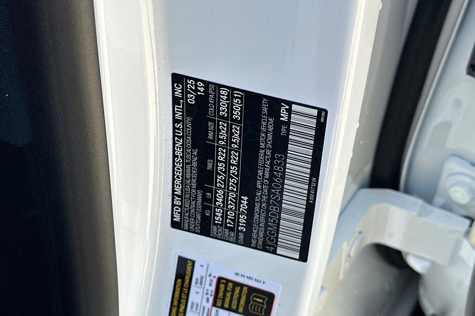 New 2025 Mercedes-Benz EQE AMG 4MATIC SUV image 26