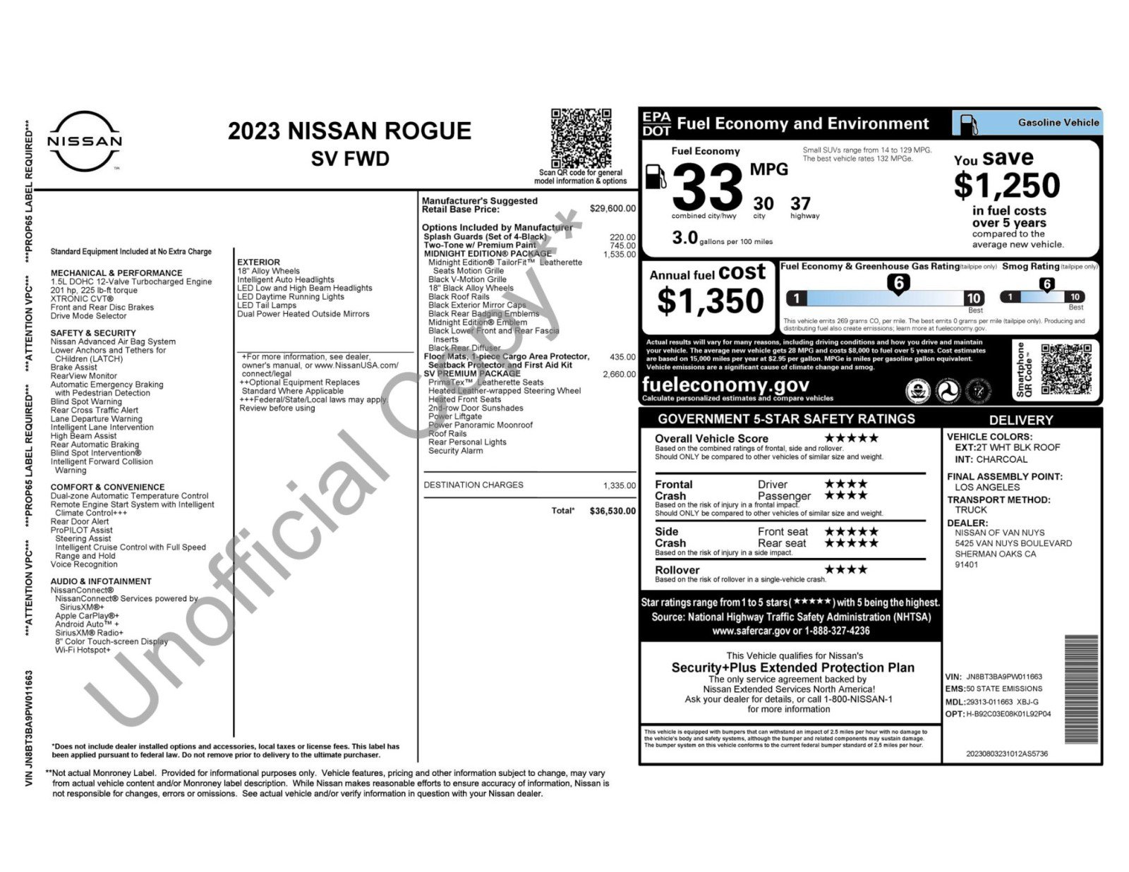 Used 2023 Nissan Rogue SV w/ SV Premium B Package FWD image 50