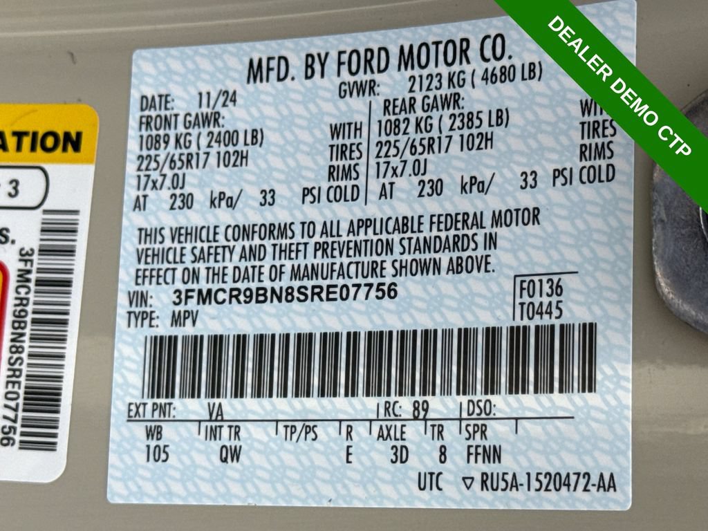 Used 2025 Ford Bronco Sport Big Bend AWD/4WD image 21