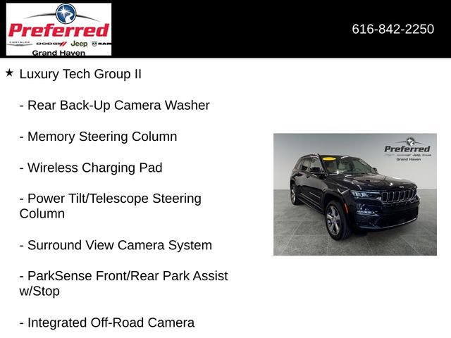 Used 2024 Jeep Grand Cherokee Limited w/ Luxury Tech Group II AWD/4WD image 12