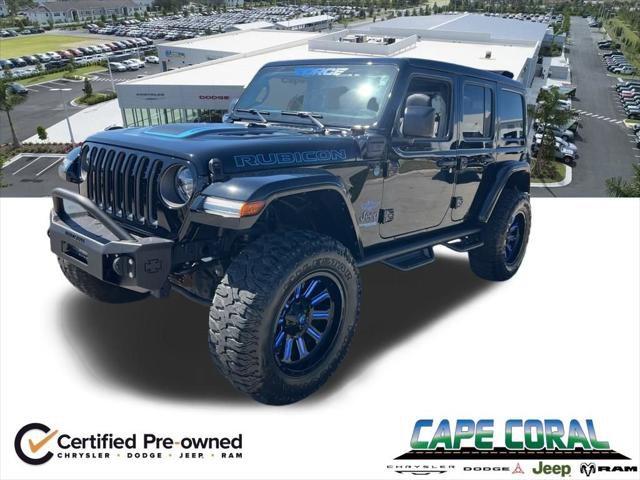 Certified 2021 Jeep Wrangler Unlimited Rubicon 4xe w/ Cold Weather Group image 1