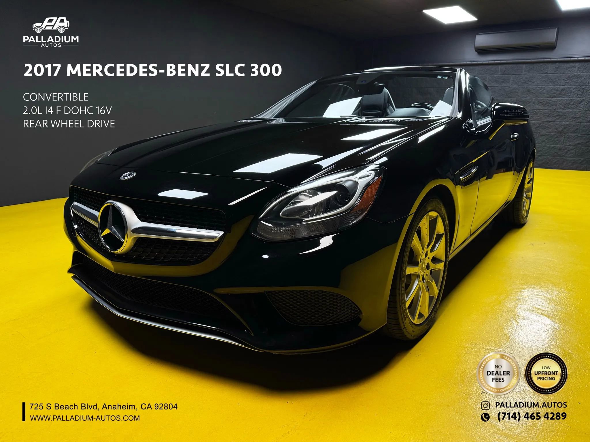 Used 2017 Mercedes-Benz SLC 300 w/ Premium 1 Package