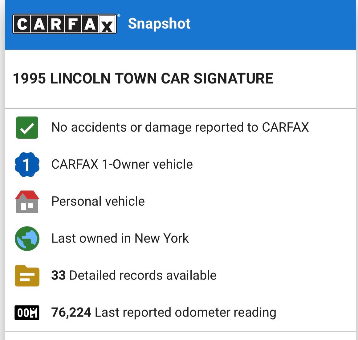 Used 1995 Lincoln Town Car Signature image 25