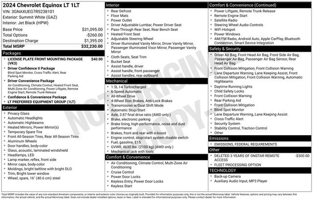 Used 2024 Chevrolet Equinox LT image 5