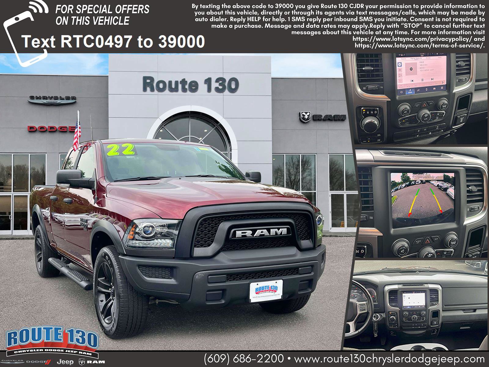 Used 2022 RAM 1500 Warlock w/ Electronics Group