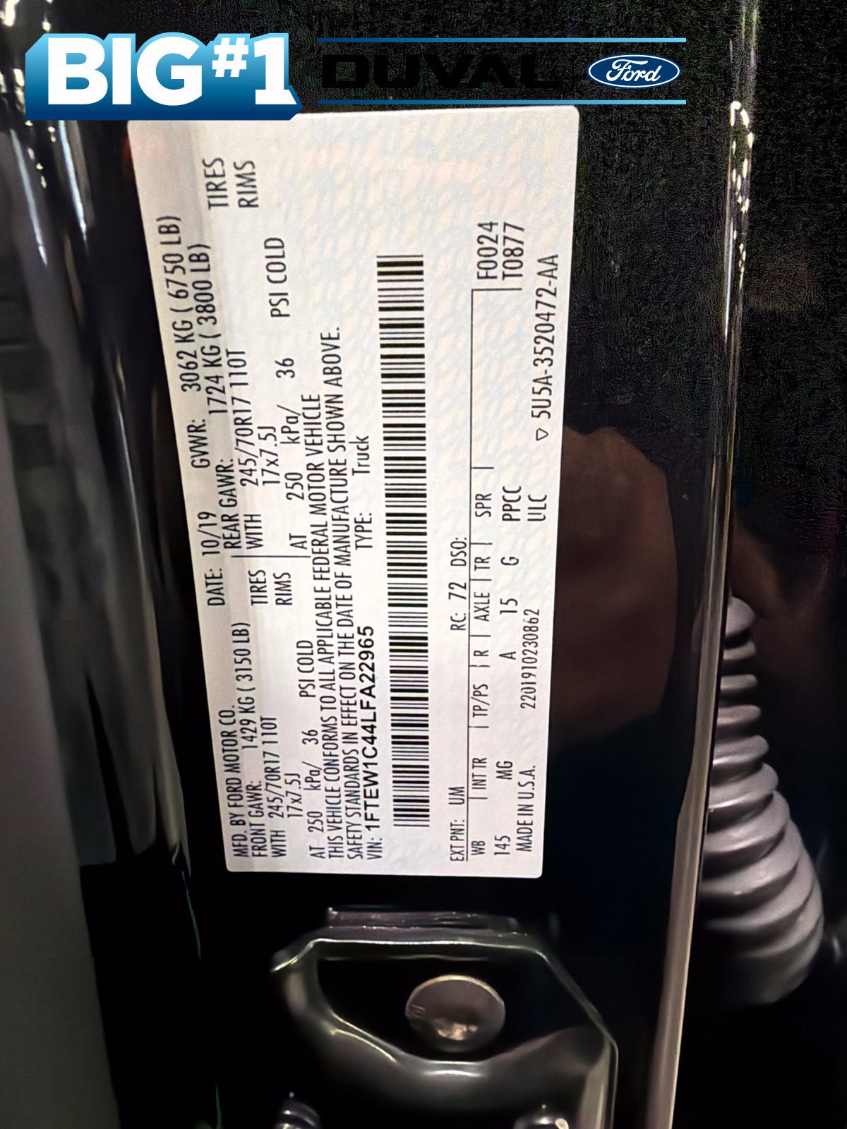 Used 2020 Ford F150 XLT RWD image 7
