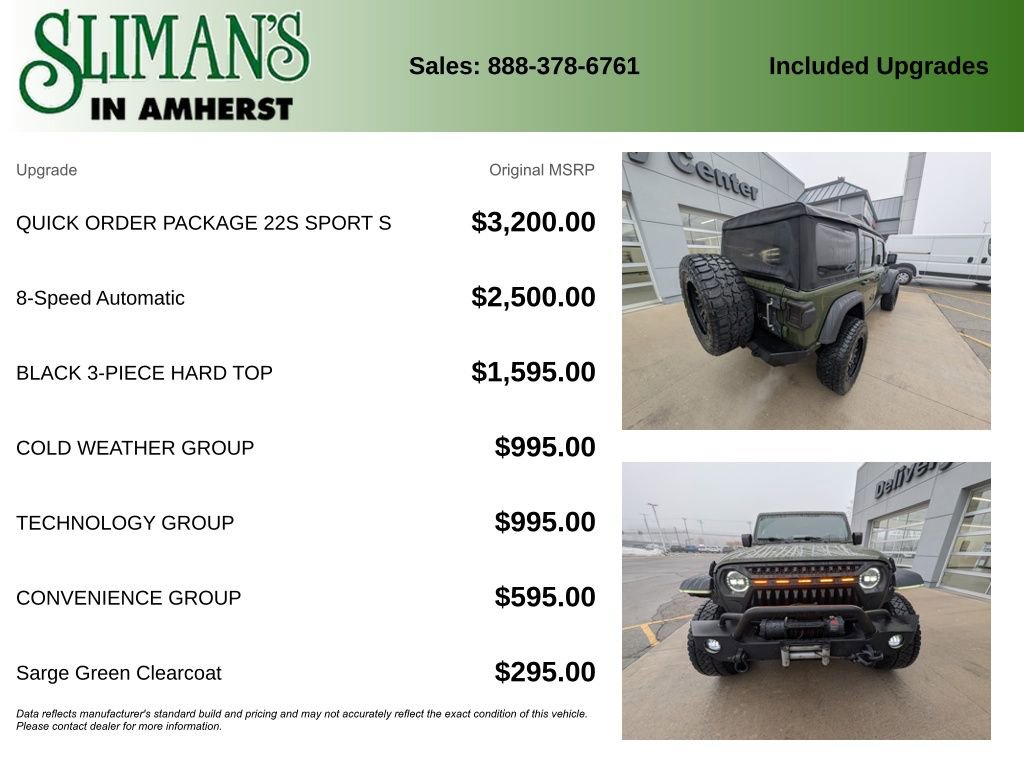 Used 2021 Jeep Wrangler Unlimited Sport image 12