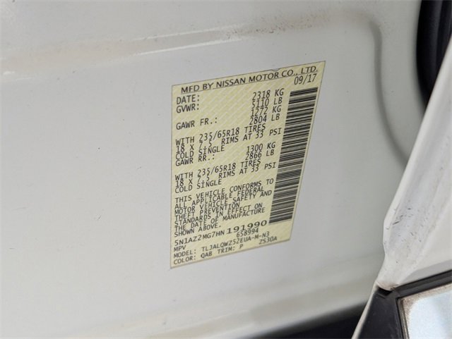 Used 2017 Nissan Murano SV w/ Premium Plus Package image 18