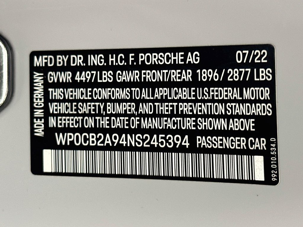 Certified 2022 Porsche 911 Carrera S RWD image 32