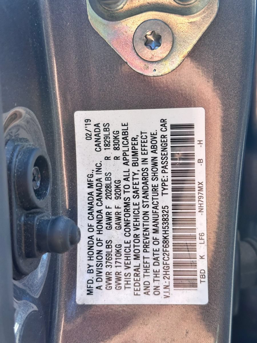 Used 2019 Honda Civic LX image 12